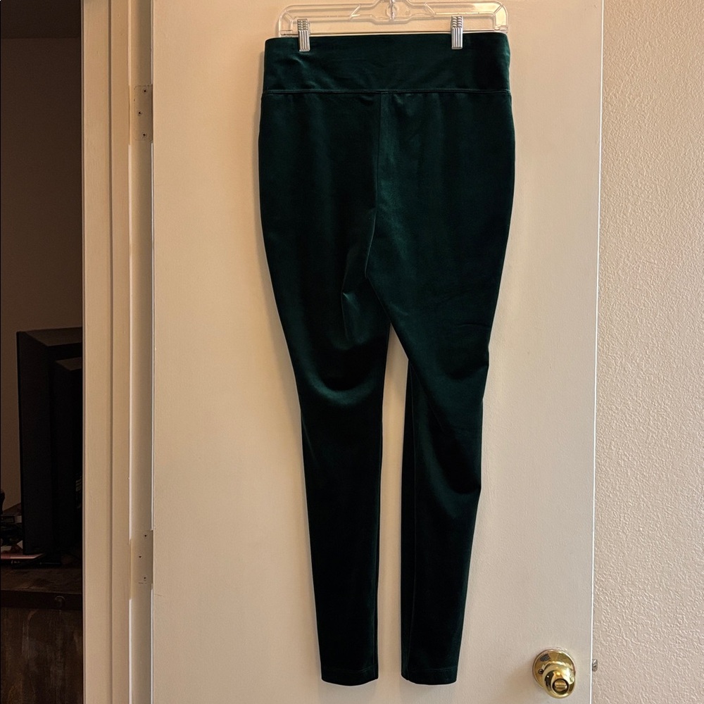 Green Velvet Women's Pants - Picture 2 of 3